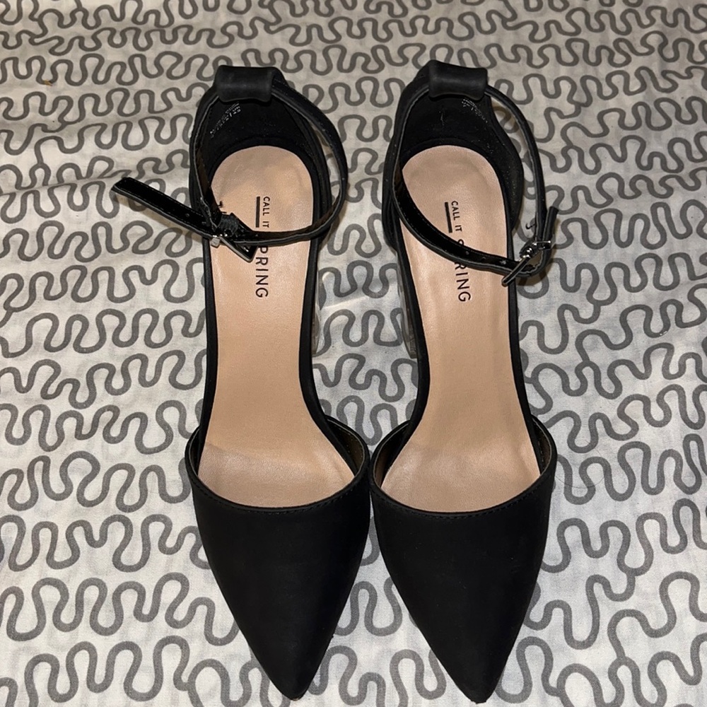 Call it Spring black Heels